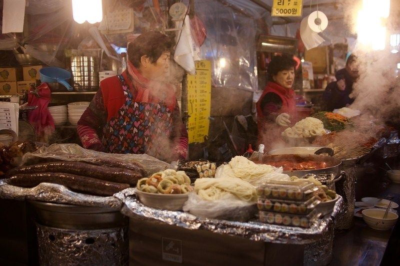 Jajanan di Dongdaemun Market