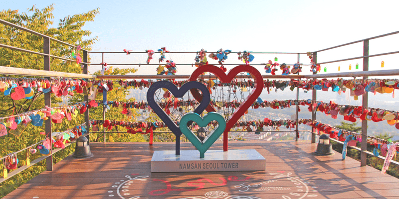 Locks of Love di N Seoul Tower