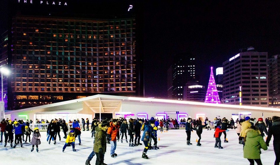 Ice Skating di Seoul